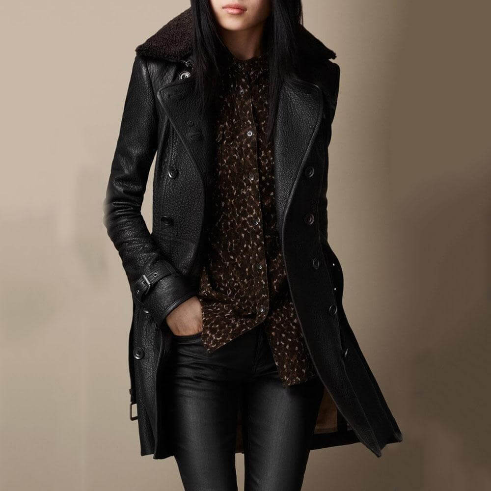 Ulrike | Elegant Leather Jacket