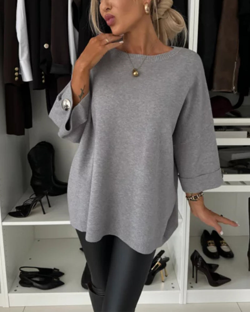 Izzy™ | Elegant Knitted Blouse