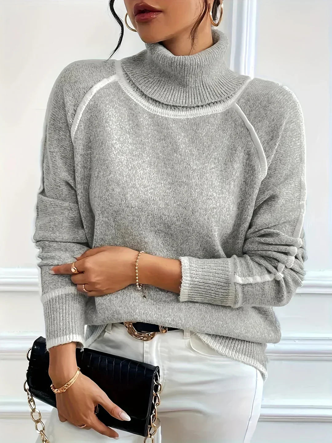 Della | Cozy Turtleneck Sweater for Women