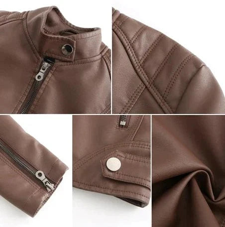 Bonnie™ | Stylish Leather Jacket