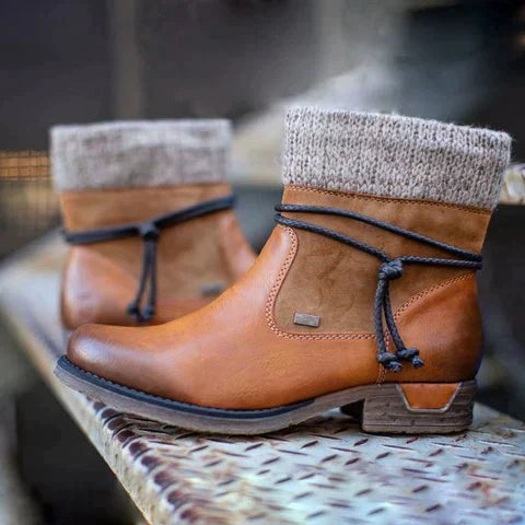 Kaila™ I Warm Vegan Leather Boots