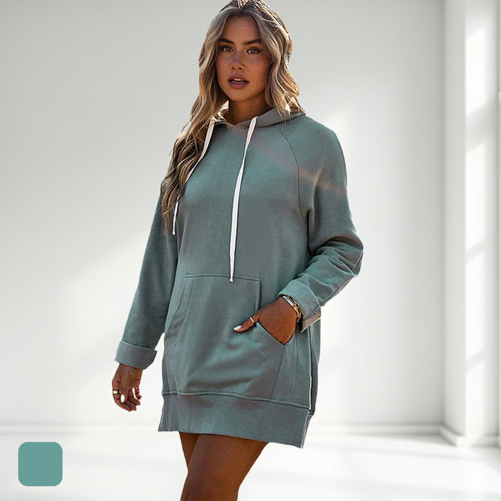 WarmNest | Oversized Hoodie Dress