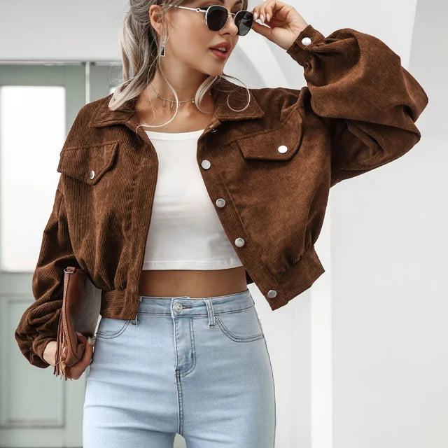 Phoebe | Corduroy Bomber