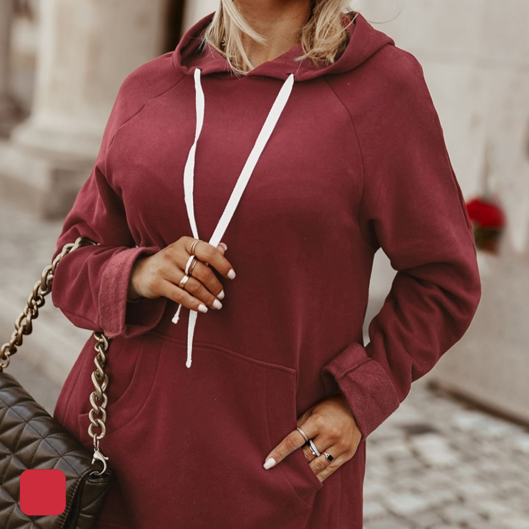 WarmNest | Oversized Hoodie Dress