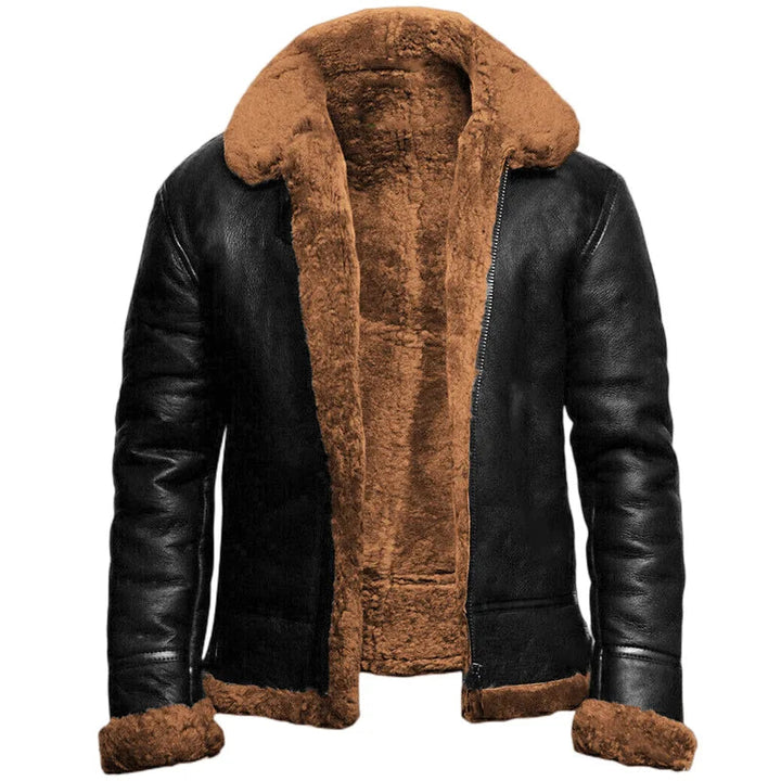 Riva™ | Winter Coat Made of Leather