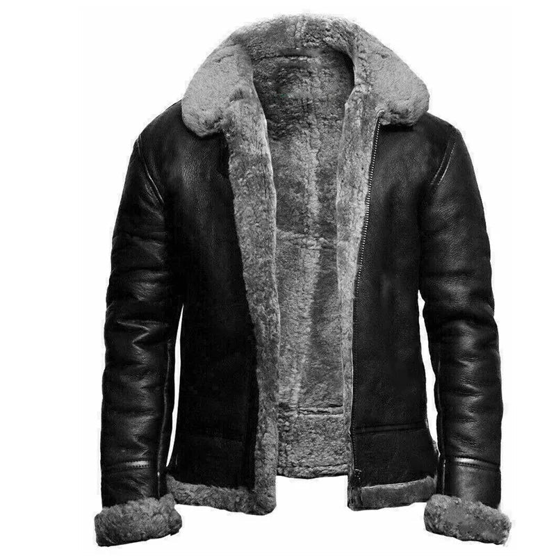 Riva™ | Winter Coat Made of Leather