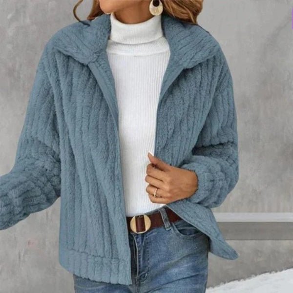 Indigo | Casual Plush Cardigan